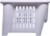 Starplast Stacking Bin - White Perspective: left