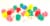 HQ Advance Jumbo Push Pins - Assorted Colors Perspective: left