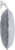 Ecotools® Charcoal Exfoliating Puff Perspective: left