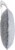 Ecotools® Charcoal Exfoliating Puff Perspective: left