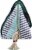 Sophia Joy Two Tone Stripe Clutch Perspective: left