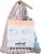 Scunci Stripe Cosmetic Bag Perspective: left