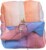 Scunci Quilted Cosmetic Bag - Ombre Perspective: left