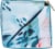 Scunci Watercolor Floral Cosmetic Bag Perspective: left
