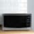 Westbend Pre-Programmed Stainless Steel Microwave Perspective: left