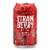 Abita Strawberry Lager Craft Beer Cans Perspective: left