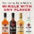 Bacardi Black Dark Rum Perspective: left