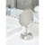 iDesign Stainless Steel Swivel Vanity Mirror - Silver Perspective: left