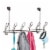 InterDesign Classico Over-the-Door 6-Hook Towel Rack - Bronze Perspective: left