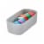 iDesign Eco Recycled Plastic Compact Drawer Bin - Gray Perspective: left