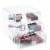InterDesign 3-Drawer Organizer - Clear Perspective: left