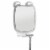 iDesign Power Lock Suction Square Mirror - Clear Perspective: left