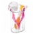 InterDesign Power Lock Suction Cup Tumbler - Clear Perspective: left