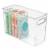 InterDesign Clear Storage Bin Perspective: left