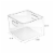 InterDesign Linus Bath Bin - Clear Perspective: left