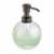 InterDesign York Round Glass Pump Soap Dispenser - Bronze Perspective: left