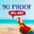 Parrot Bay Coconut Rum 90 Proof Perspective: left