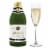 J. Roget American Champagne Brut White Sparkling Wine Perspective: left