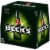Beck's Pilsner Beer Perspective: left