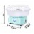 Nostalgia Hard & Sugar-Free Cotton Candy Maker Perspective: left