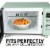 Nostalgia Mid-Century Retro Microwave - Seafoam Green Perspective: left