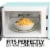 Nostalgia Countertop Microwave Oven - Aqua Perspective: left