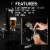 Nostalgia HomeCraft Kegorator - Black Stainless Steel Perspective: left