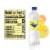 Ice Mountain Lemon Flavored Sparkling Bottled Water Perspective: left