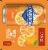 Ice Mountain® Orange Sparkling Water 8 Count Perspective: left