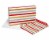 American Greetings Wrapping Paper Sheets with Gridlines Stripes and Polka Dots Perspective: left