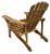 Leigh Country Adirondack Chair - Natural Stain Perspective: left