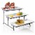 Gracious Dining 3 Tier Serving Set Perspective: left