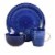 Gibson Home 95631.12RM Color Vibes 12 Piece Dinnerware Set, Assorted Colors Perspective: left