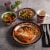 Gibson Casa Stella 16 Piece Dinnerware Plates, Bowls, & Mugs Set, Multicolor Perspective: left