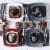 Gibson Elite Soho Lounge 16 Piece Plates, Bowls, & Mugs Dinnerware Set, Teal Perspective: left