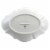 Martha Stewart Botanical Garden White Ceramic Serving Platter Perspective: left