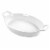 Martha Stewart White Stoneware Baker Set Perspective: left