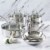 Martha Stewart Stainless Steel Silver Cookware Set Perspective: left