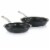 Martha Stewart 10 Piece Nonstick Hard Aluminum Cookware Set in Matte Black Perspective: left