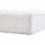 Clean Spaces Casual Polyester Allergen Barrier Mattress Pad in White LCN16-0018 Perspective: left