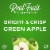 Stella Rosa Green Apple Italian Semi-Sweet White Wine Perspective: left