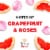 Stella Rosa Ruby Rose Grapefruit Semi-Sweet Italian Rose Wine Perspective: left