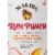 Malibu Rum Punch Tropical Cocktail Perspective: left