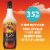 Malibu Black Coconut Flavored Rum Perspective: left