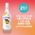 Malibu Peach Rum Perspective: left