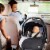 Baby Trend Ally Newborn Baby Infant Car Seat Travel System with Cover, Stormy Perspective: left