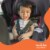 Baby Trend Cover Me 4 in 1 Convertible Car Seat w/ Canopy, Scooter (Black/Red) Perspective: left