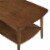 Copenhagen Engineered Wood Coffee Table in Walnut Finish Perspective: left