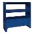 Wellington 36  Bookcase in Lapis Blue Engineered Wood Perspective: left