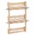Rev-A-Shelf 4SR-15 15-Inch Cabinet Door Mounted Wood 3-Shelf Storage Spice Rack Perspective: left